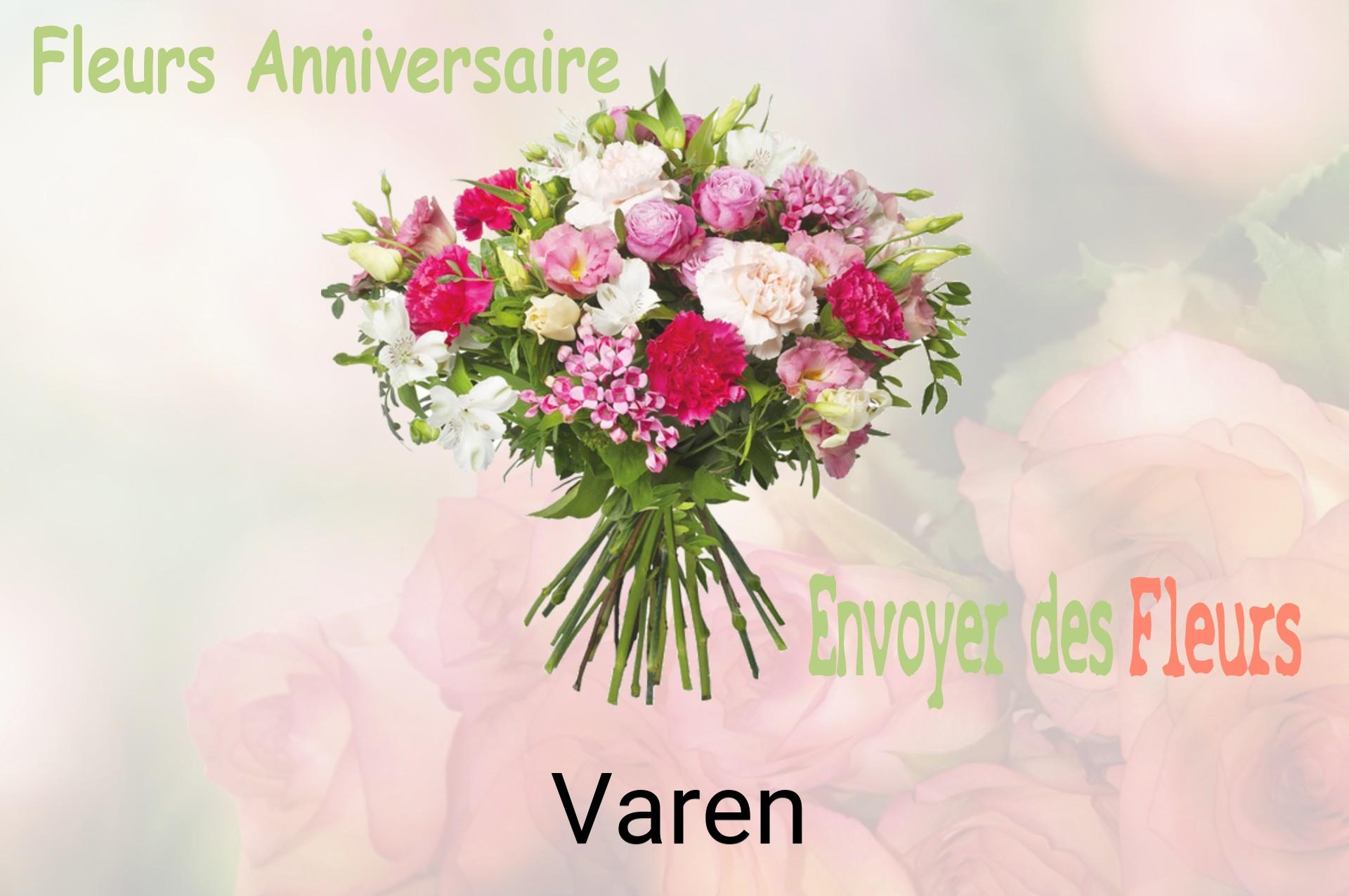 Bouquet de fleurs d’anniversaire livré à Varen