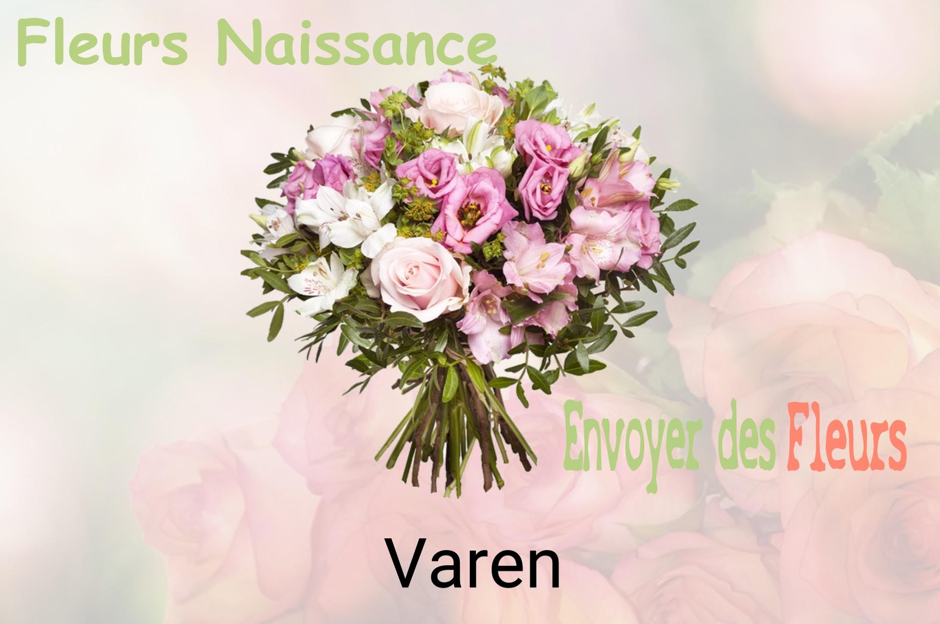 Bouquet de fleurs de naissance livré à Varen